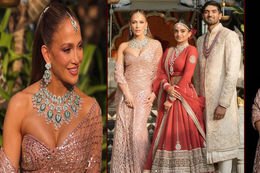 Hint düğününde sahneye çıktı