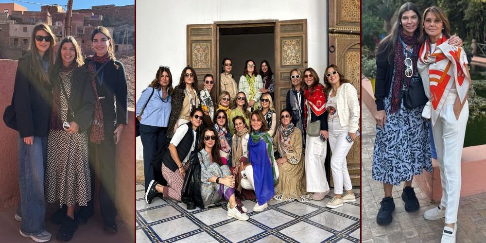 Marakeş'i gezdiler...