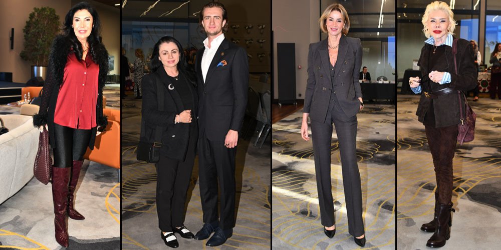 Etkinlikte bir araya geldiler...