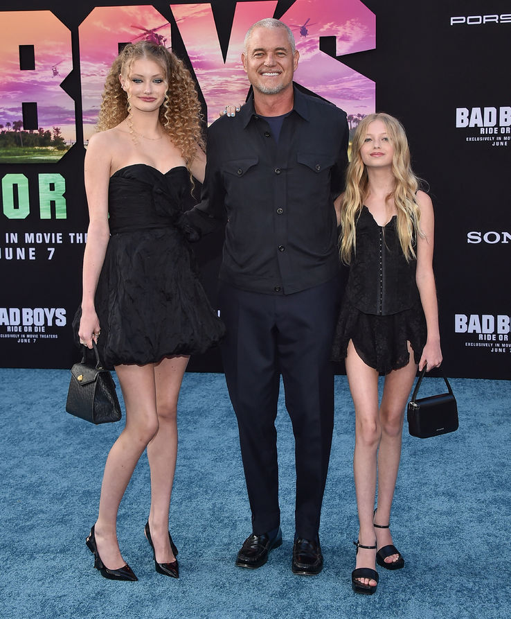 Eric Dane, Mayıs 2024'te kızları Billie Beatrice ve Georgia Geraldine ile birlikte ‘Bad Boys: Ride or Die’ filminin galasına katıldı