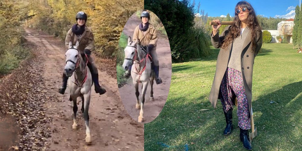 At üstünde dolaştı