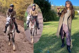 At üstünde dolaştı