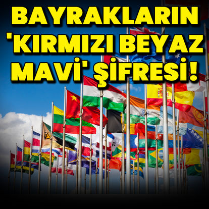 Bayrakların kırmızı beyaz mavi şifresi