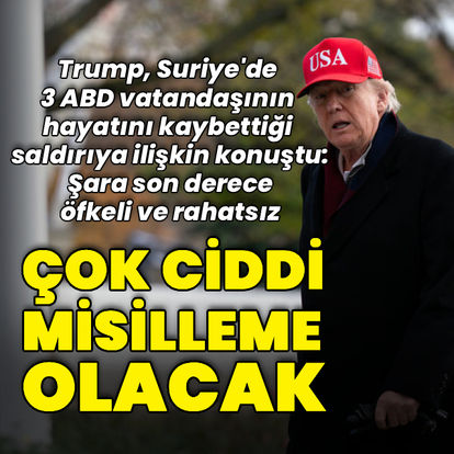 Trump'tan misilleme açıklaması