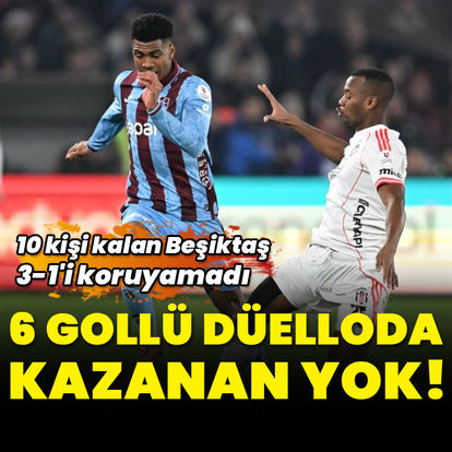6 gollü düelloda kazanan yok!