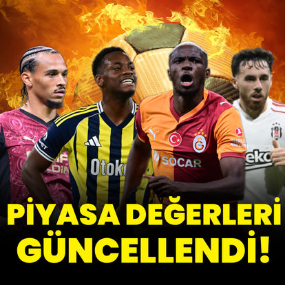 Süper Lig'de piyasa değerleri güncellendi!