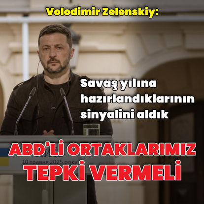 Zelenskiy, ABD'ye seslendi