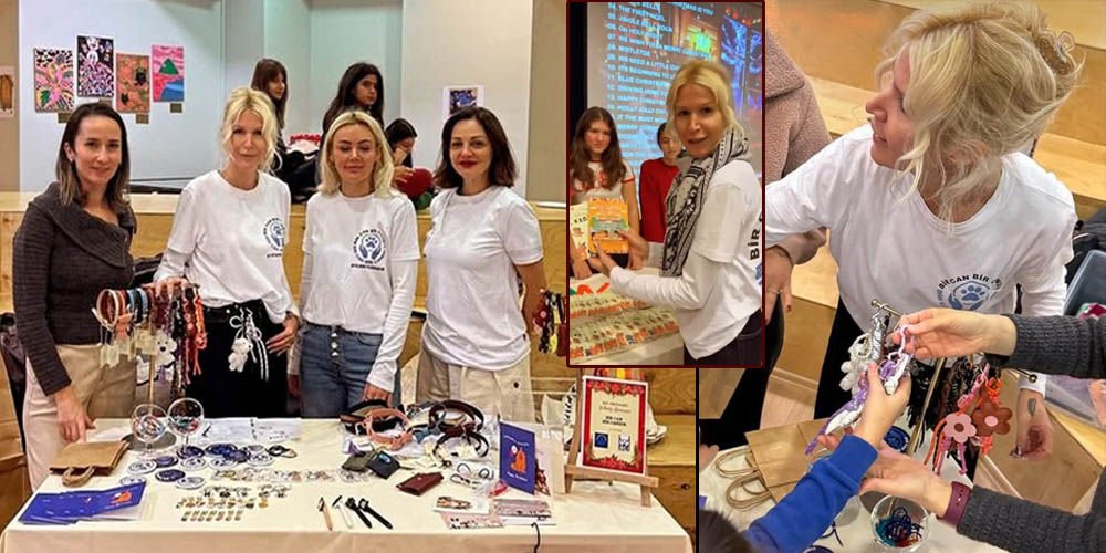 Patili dostları için satış yaptı