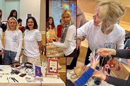 Patili dostları için satış yaptı