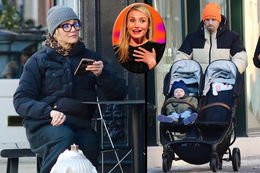 Bebekleriyle New York'ta dolaştılar