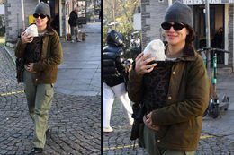 Boyner, bebeğiyle dolaştı...