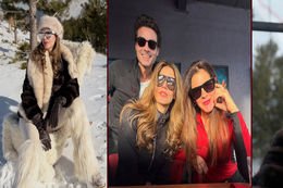 Kosifler kayak tatilinde...