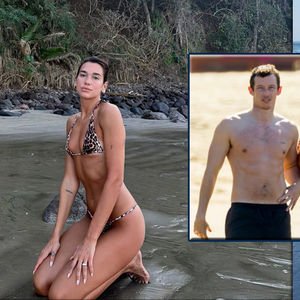 Nişanlısıyla tatilde...