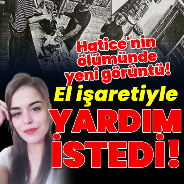 Markette el işaretiyle yardım istedi!
