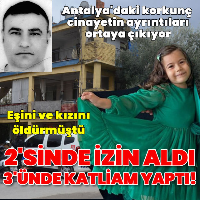 Eşi ve kızını öldürmüştü... Cani baba tedaviye alındı!