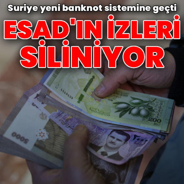 Suriyede yeni banknot dönemi: Esad portresi gitti, sıfırlar atıldı