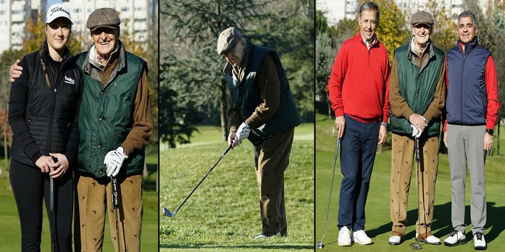Koç, golf oynadı