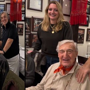 Torunlarıyla yemeğe çıktı