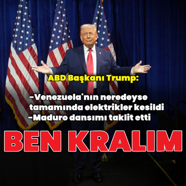 ABD Başkanı Trump: Ben kralım
