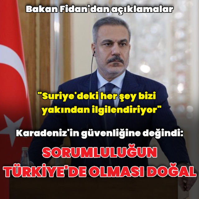 Sorumluluğun Türkiyede olması doğal