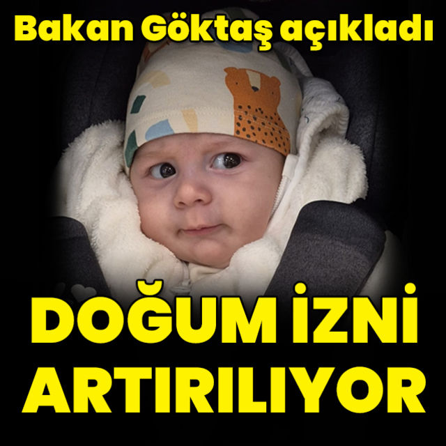 Doğum izni artırılıyor