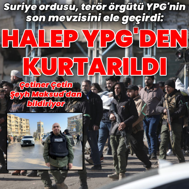 Suriye ordusu Halepte nokta operasyonlara başladı