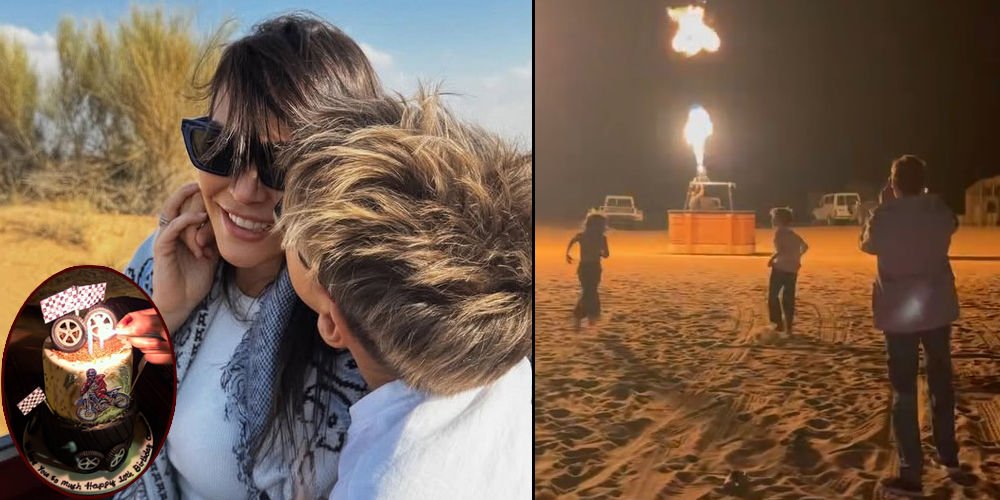 Çölde 10. yaş kutlaması...