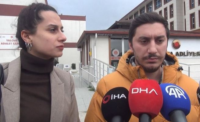 Avukat Aycan Sevsay ve müvekkili Tuğberk Yağız Gülter