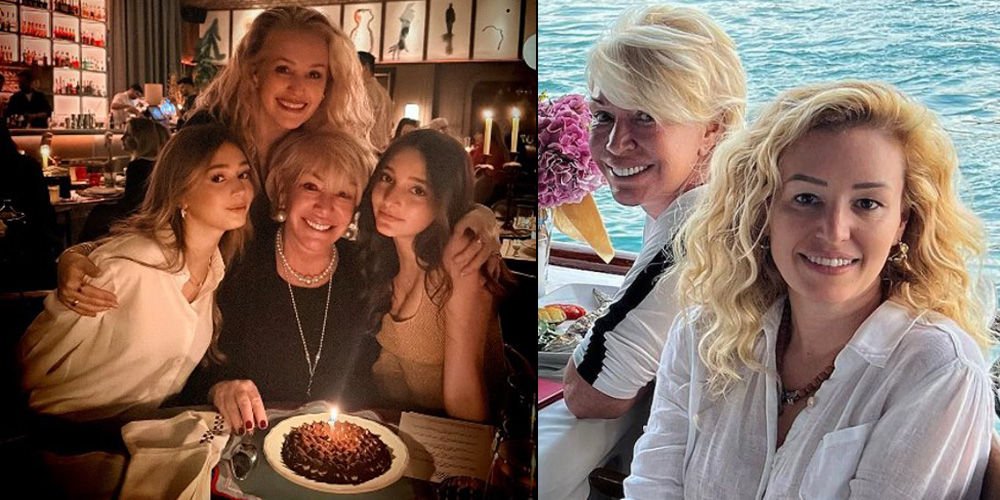 Kamhi'ye kız kıza kutlama...