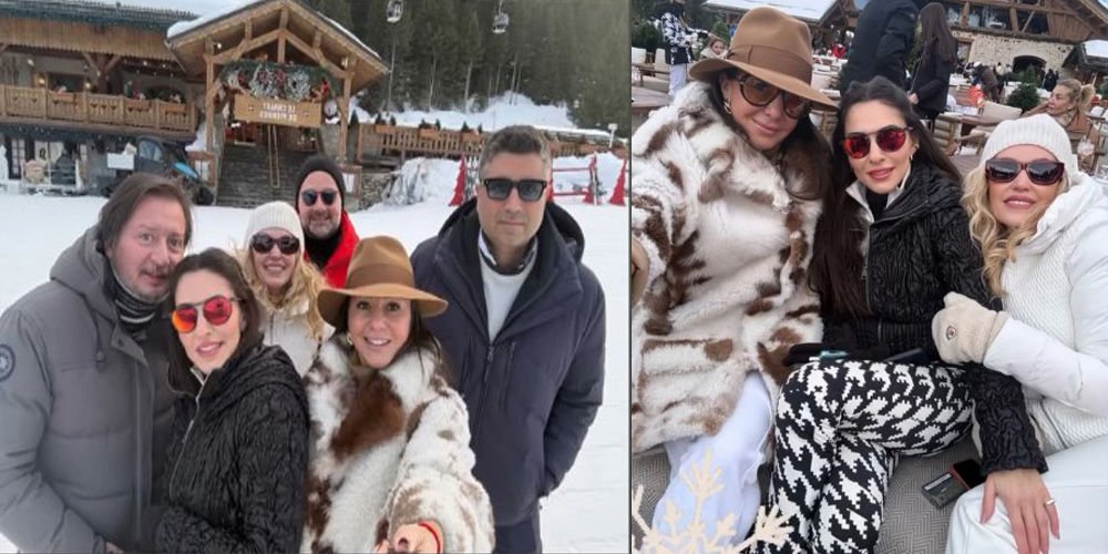 Courchevel'de dost buluşması...