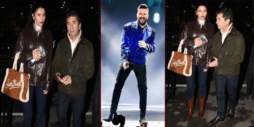 Hakko sevgilisiyle 'Tarkan' konserinde...