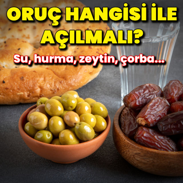 Oruç hangisi ile açılmalı?