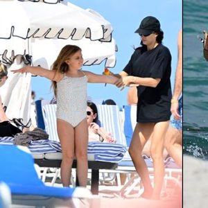 Anne-kız Miami Sahili'nde...