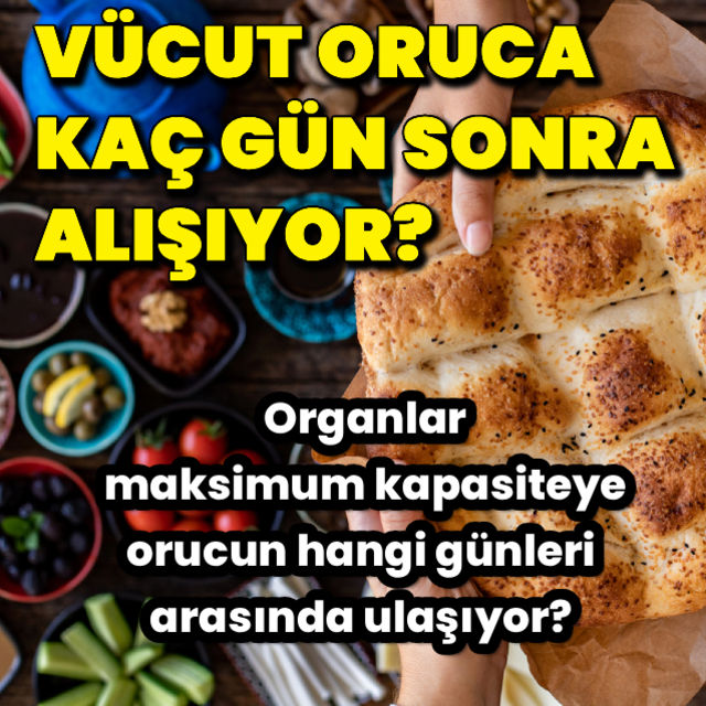 Vücut oruca kaç gün sonra alışıyor? 