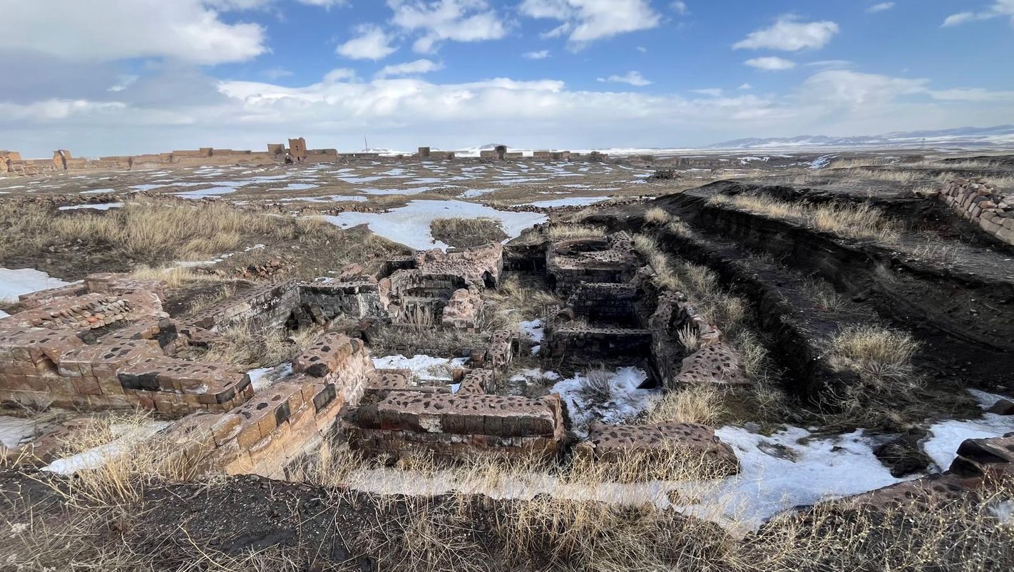 Anadolu'daki ilk Türk hamamının kalıntıları.
