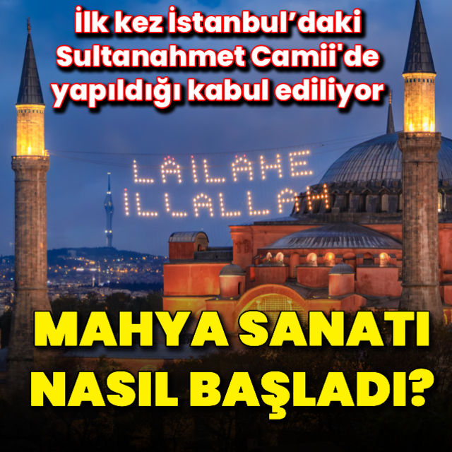 Mahya sanatı bakın nasıl başlamış!