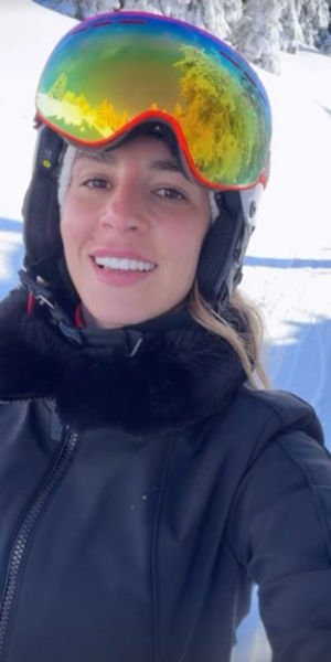 Çocuklarıyla Uludağ'da kaydı