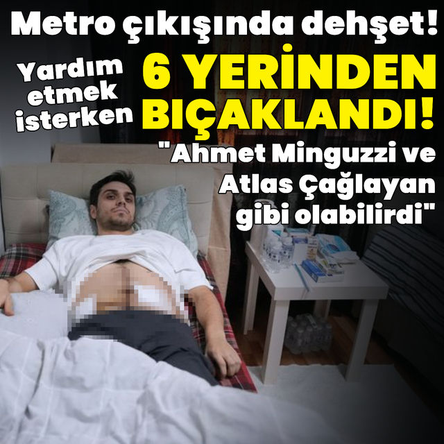 Metro çıkışında dehşet! Yardım etmek isterken...