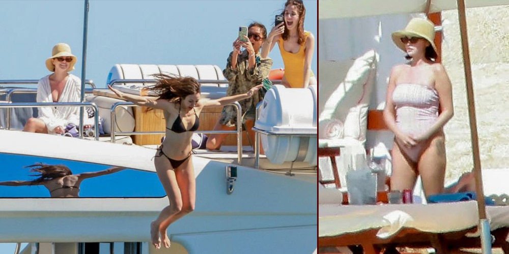 Kız arkadaşlarıyla tatile çıktı