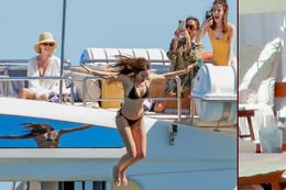 Kız arkadaşlarıyla tatile çıktı