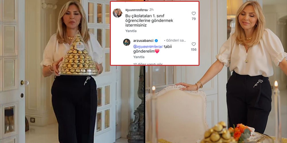 Sabancı'dan çocuklara bayram çikolatası...