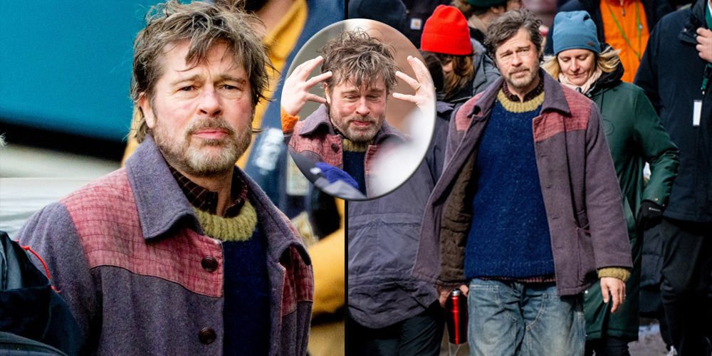 Brad Pitt'in, imajı şaşırttı