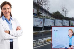 Reklam yıldızı oldu...