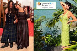 Yeni koleksiyona aile desteği...