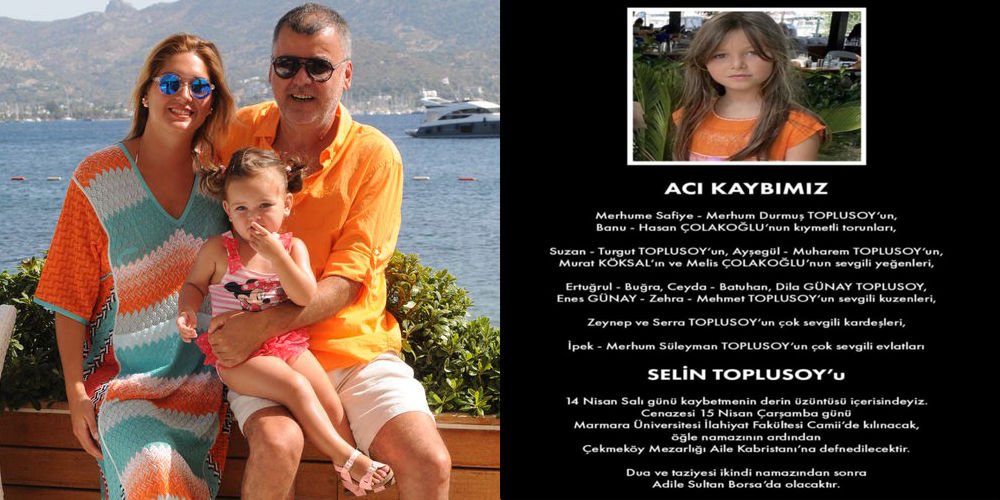 Toplusoy Ailesi'nin acı günü