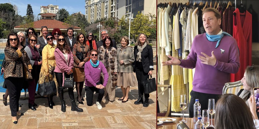 Diplomasinin moda zirvesi...