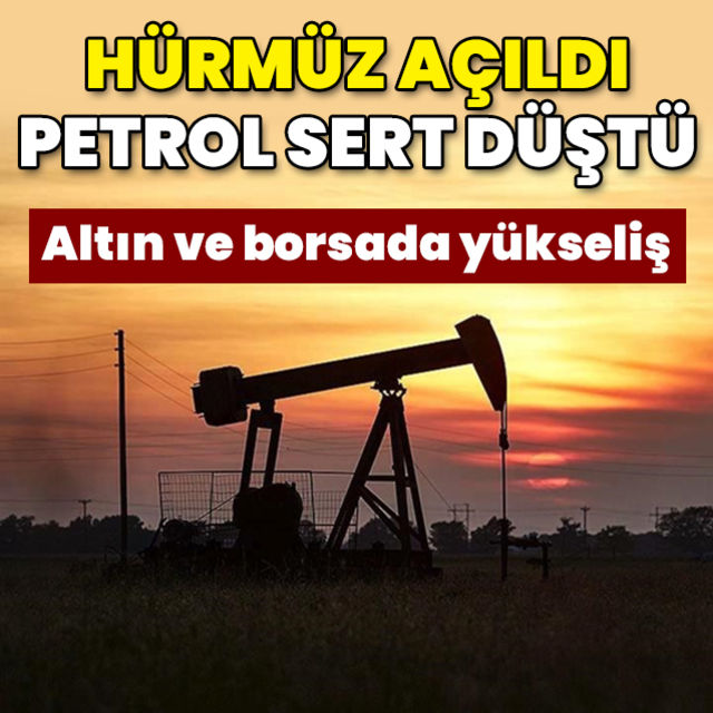 Petrol sert düştü
