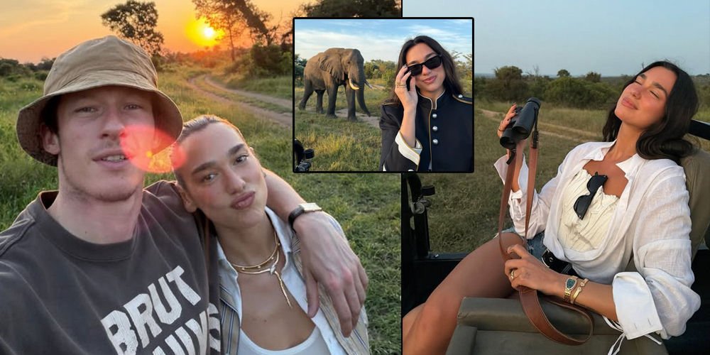 Afrika'da safari yaptılar
