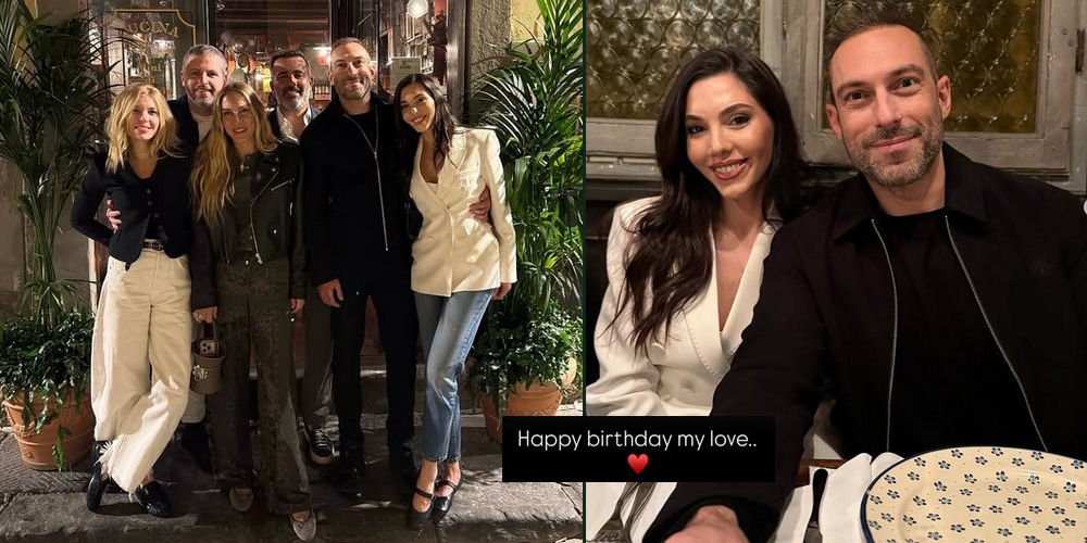 Floransa'da romantik kutlama...