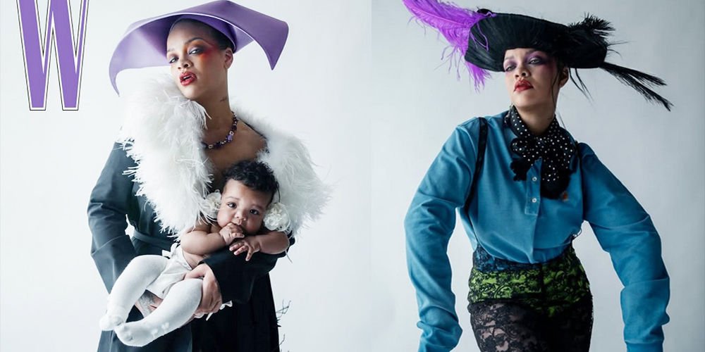 Rihanna kızıyla poz verdi